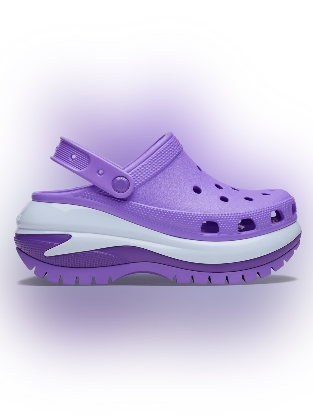 CROCS Mega Crush Clogs Galaxy Purple Women’s Size 8/Mens Size 6